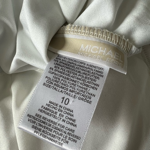 MICHAEL KORS BATHING SUIT Swimsuit One Piece Tie Dye SIZE 10 - Picture 3 of 6